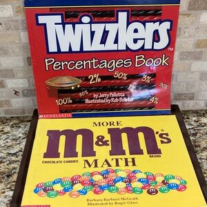 Twizzlers Percentages Book & M&M's Math Set